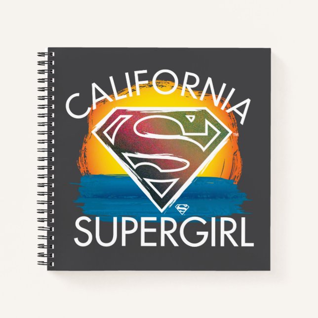 Cuaderno Gráfico de Sunset de Supergirl de California (Anverso)