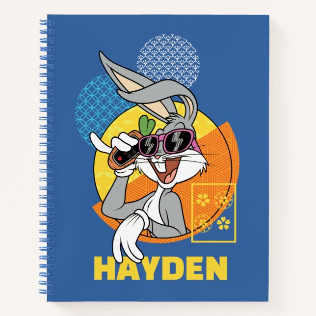 Cuaderno Gráfico de vacaciones en Singapur de BUGS BUNNY™ (Anverso)