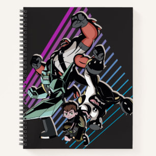 Cuaderno Gráfico del grupo Ben 10 Retro Alien
