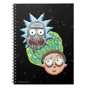 Cuaderno Gráfico del Portal de Pixelverse Rick y Morty