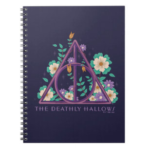 Cuaderno Gráfico Floral de las Reliquias de la Muerte