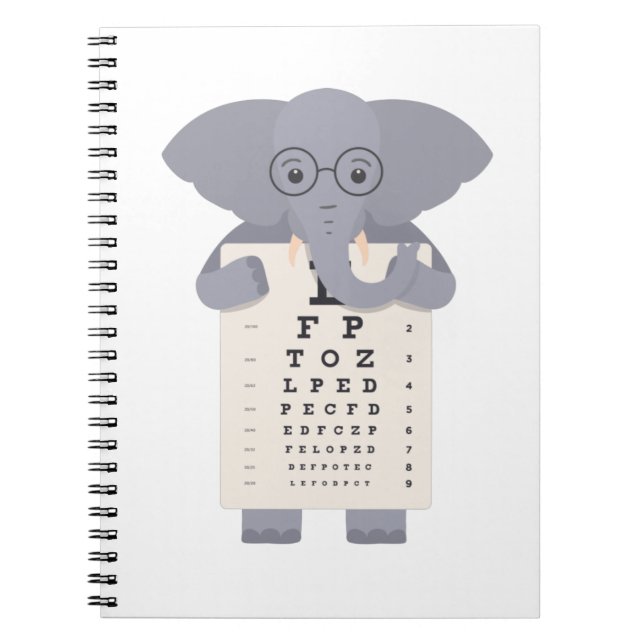 Cuaderno Gráfico ocular del elefante (Frente)