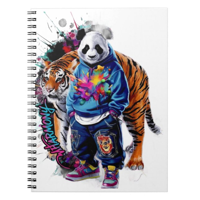 Cuaderno gráfico premium artístico de ADOM con pan (Frente)