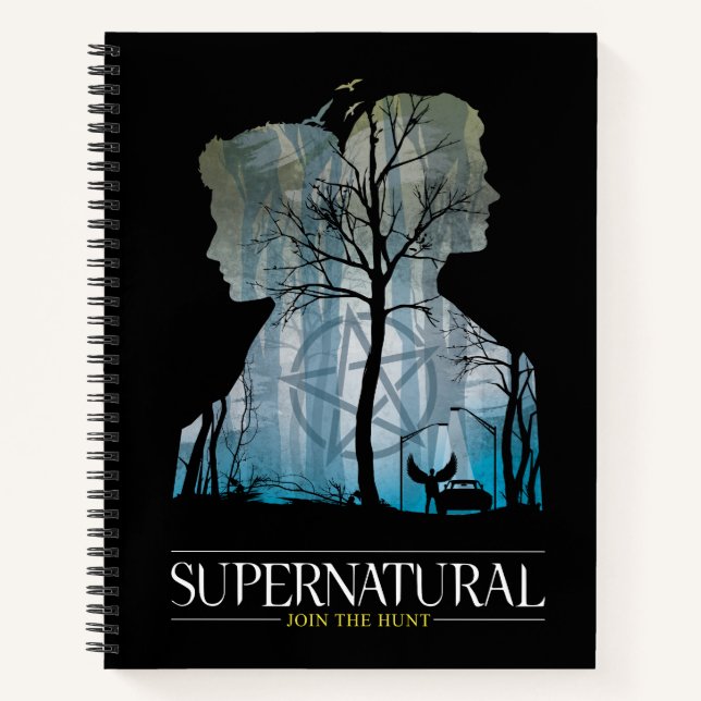Cuaderno Gráfico supernatural del bosque Winchester Bros (Anverso)