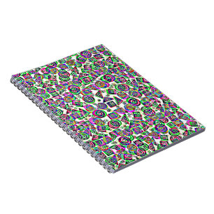 Cuaderno Gráficos abstractos brillantes