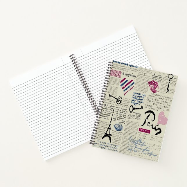 Cuaderno gráficos de París (Interior)