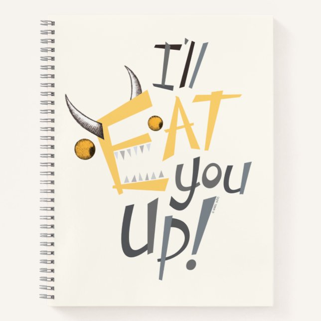 Cuaderno Gráficos de Te Voy a Comer (Anverso)