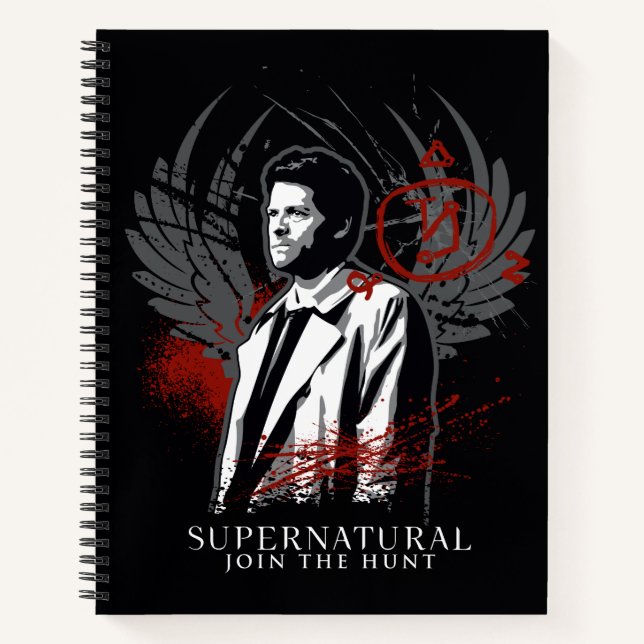 Cuaderno Grafiti de Castiel Supernatural (Anverso)