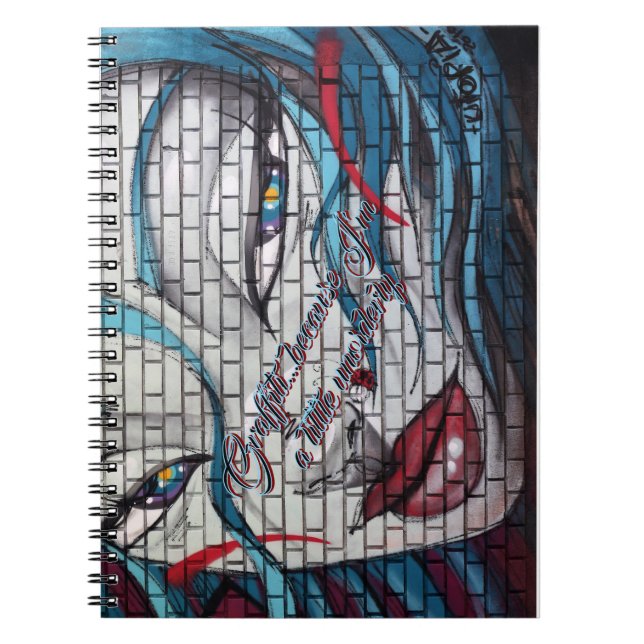 Cuaderno Grafiti de chica asiática  (Frente)