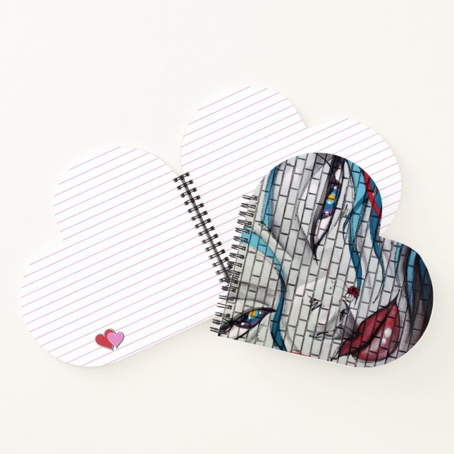 Cuaderno Grafiti de chica asiática (Interior)