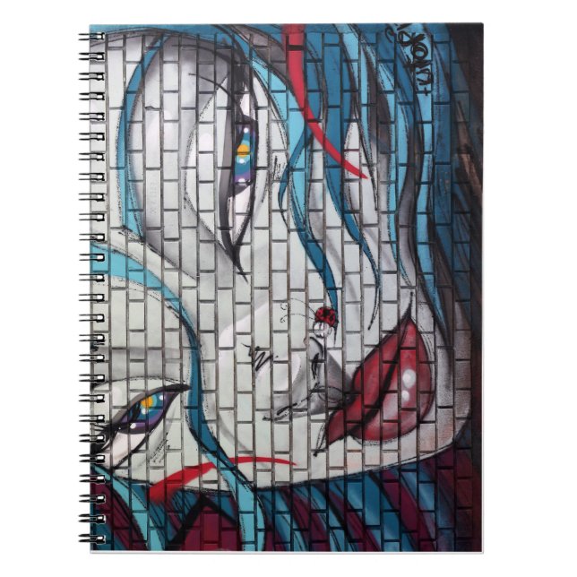 Cuaderno Grafiti de chica asiática (Frente)