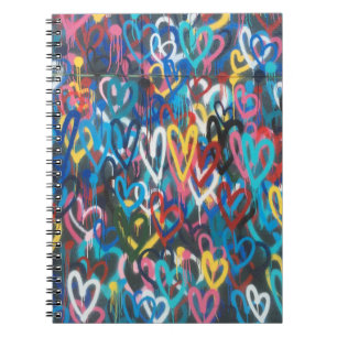 Cuaderno Grafiti Hearts