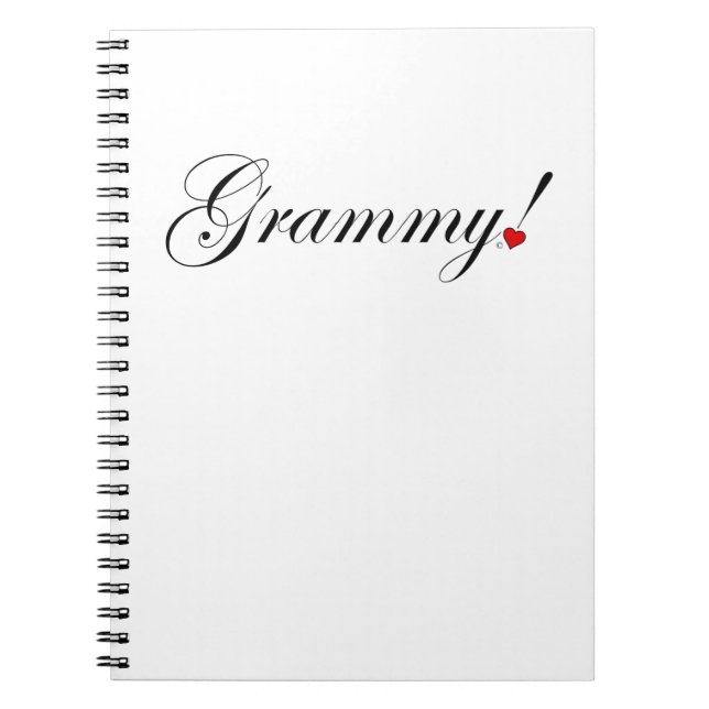 Cuaderno ¡Grammy! (Frente)