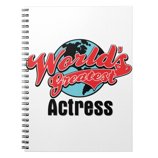 Cuaderno Gran actriz del mundo (Frente)