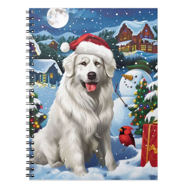 Cuaderno Gran alegría para los Navidades de invierno de los (Frente)