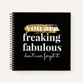 Cuaderno Gran Amigo Blanco y Negro que eleva la modernidad