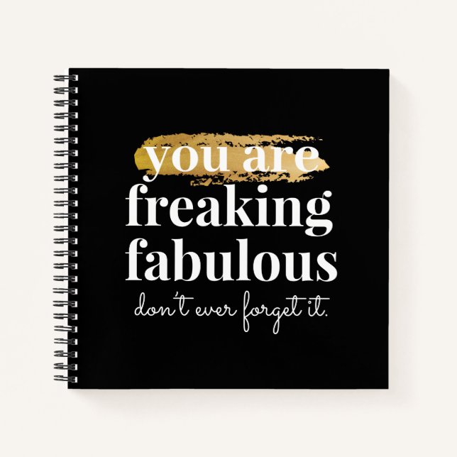 Cuaderno Gran Amigo Blanco y Negro que eleva la modernidad (Anverso)