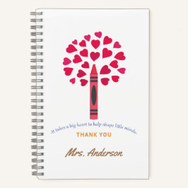 Cuaderno Gran árbol de crayón / Apreciación del profesor