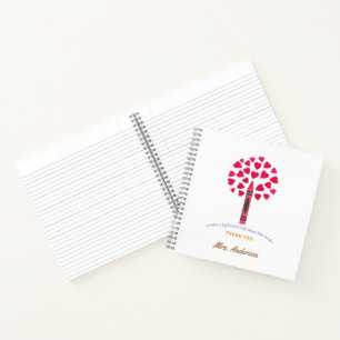 Cuaderno Gran árbol de crayón / Apreciación del profesor