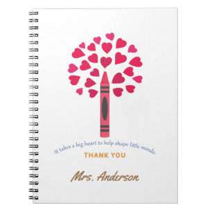 Cuaderno Gran árbol de crayón / Apreciación del profesor