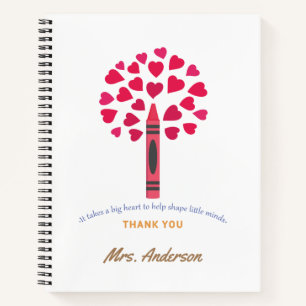 Cuaderno Gran árbol de crayón / Apreciación del profesor