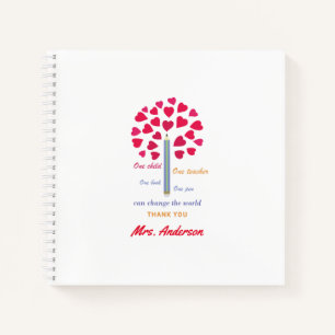 Cuaderno Gran árbol de lápiz / Apreciación del profesor