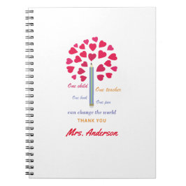 Cuaderno Gran árbol de lápiz / Apreciación del profesor