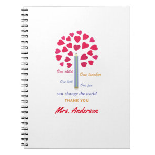 Cuaderno Gran árbol de lápiz / Apreciación del profesor