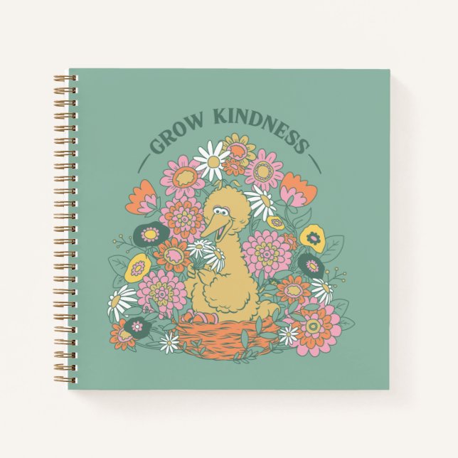 Cuaderno Gran Bird | Grow Kindness Floral Graphic (Anverso)