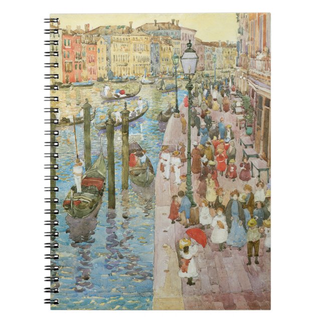Cuaderno Gran Canal de Venecia, por Maurice Prendergast (Frente)