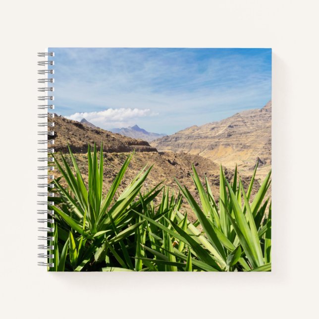 Cuaderno Gran Canary Mountain Landscape (Anverso)