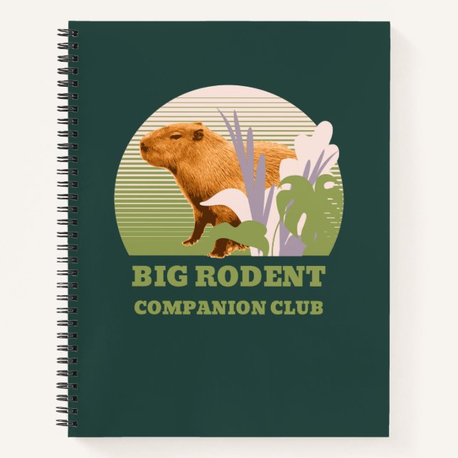 Cuaderno Gran Club de Compañeros de Roedores Capibara (Anverso)