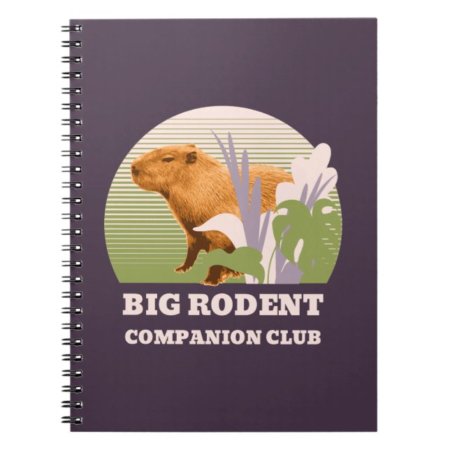 Cuaderno Gran Club de Compañeros de Roedores Capibara (Frente)
