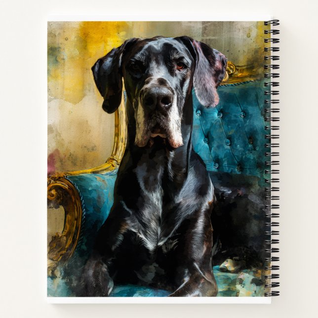 Cuaderno Gran Danés Real (Reverso)