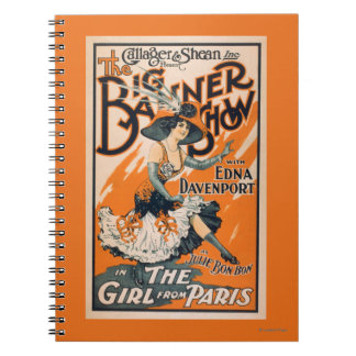 Cuaderno Gran exposición de carteles "El chica de París"