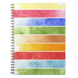Cuaderno gran fondo de la acuarela - pinturas 5 de la