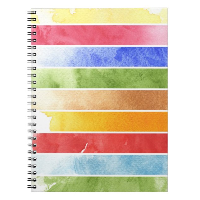 Cuaderno gran fondo de la acuarela - pinturas 5 de la (Frente)