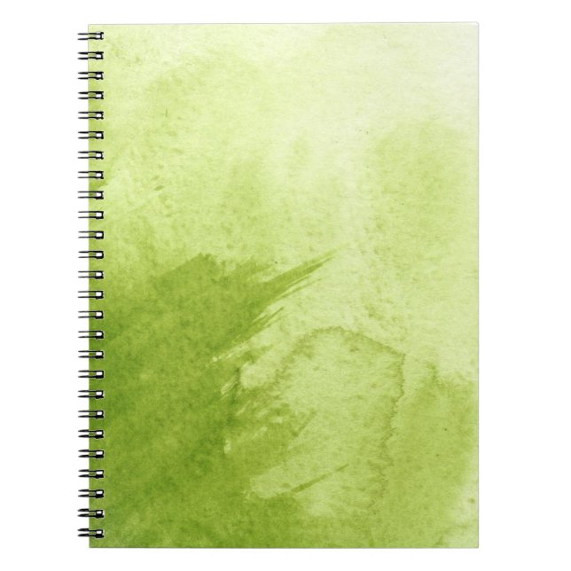 Cuaderno gran fondo de la acuarela - pinturas de la (Frente)