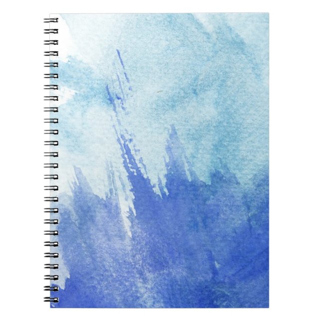 Cuaderno gran fondo de la acuarela - pinturas de la (Frente)