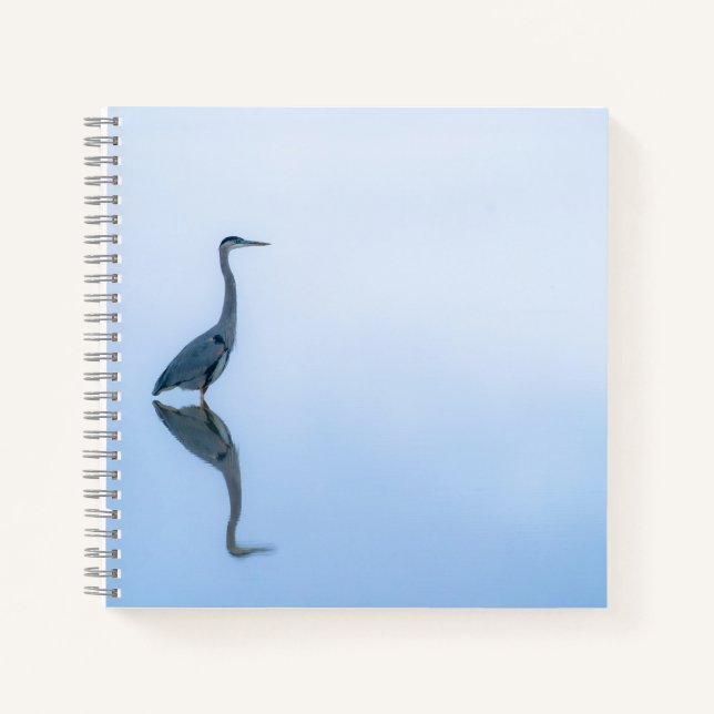 Cuaderno Gran garza azul (Anverso)