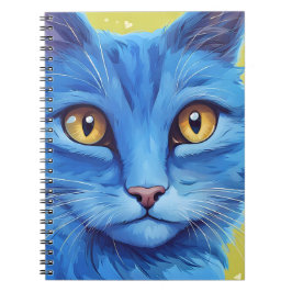 Cuaderno Gran gato azul