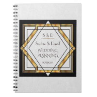 Gran Gatsby White Art Deco Wedding Planner