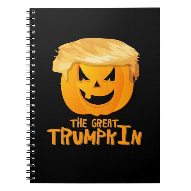Cuaderno Gran Halloween Funny de Trumpkin (Frente)
