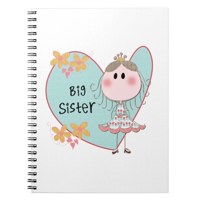 Cuaderno Gran Hermana de la Princesa del Corazón Azul (Frente)