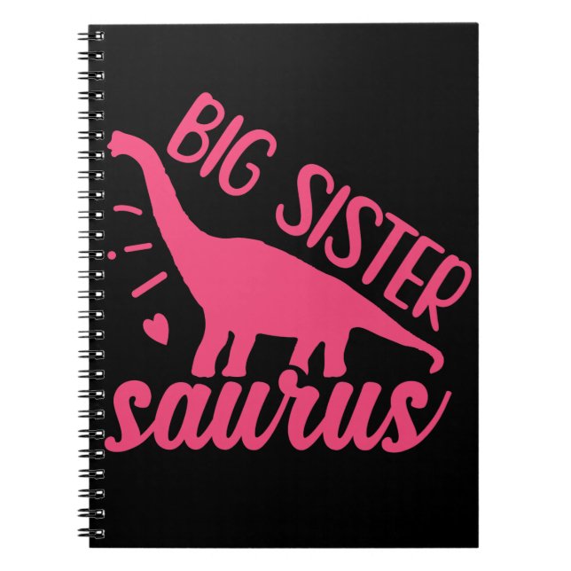 Cuaderno Gran Hermana Saurus en rosa (Frente)