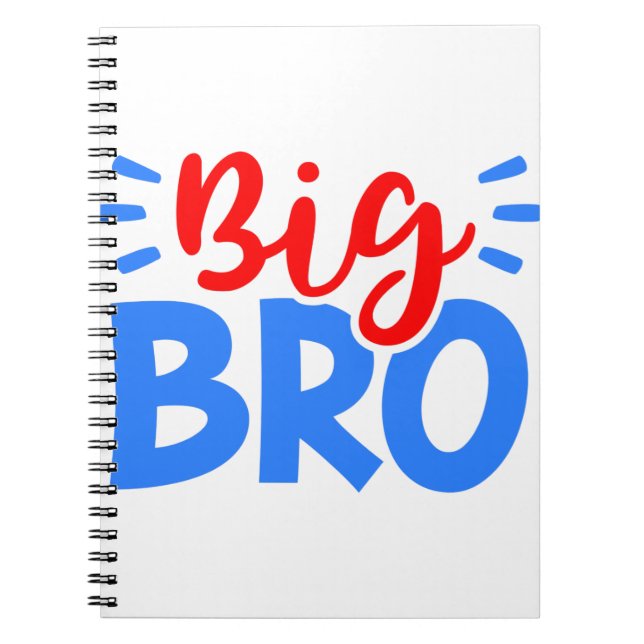 Cuaderno GRAN HERMANO en Rojo y Azul (Frente)