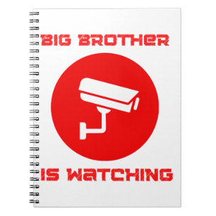 Cuaderno Gran Hermano está Vigilando 1984 ingsoc