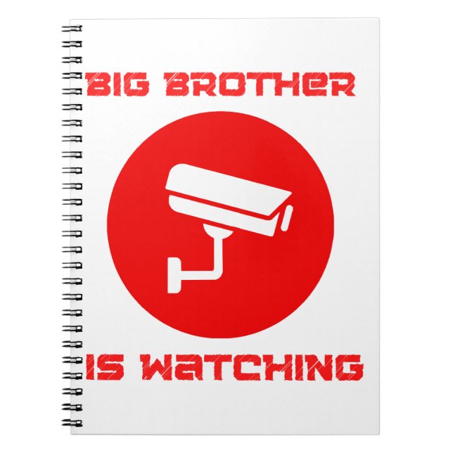 Cuaderno Gran Hermano está Vigilando  1984 ingsoc (Frente)