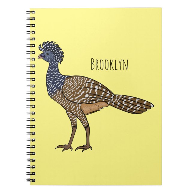 Cuaderno Gran ilustracion de personalizado de aves de curac (Frente)