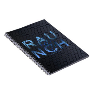 Cuaderno Gran letra azul delgadoJoe de raunch metálico